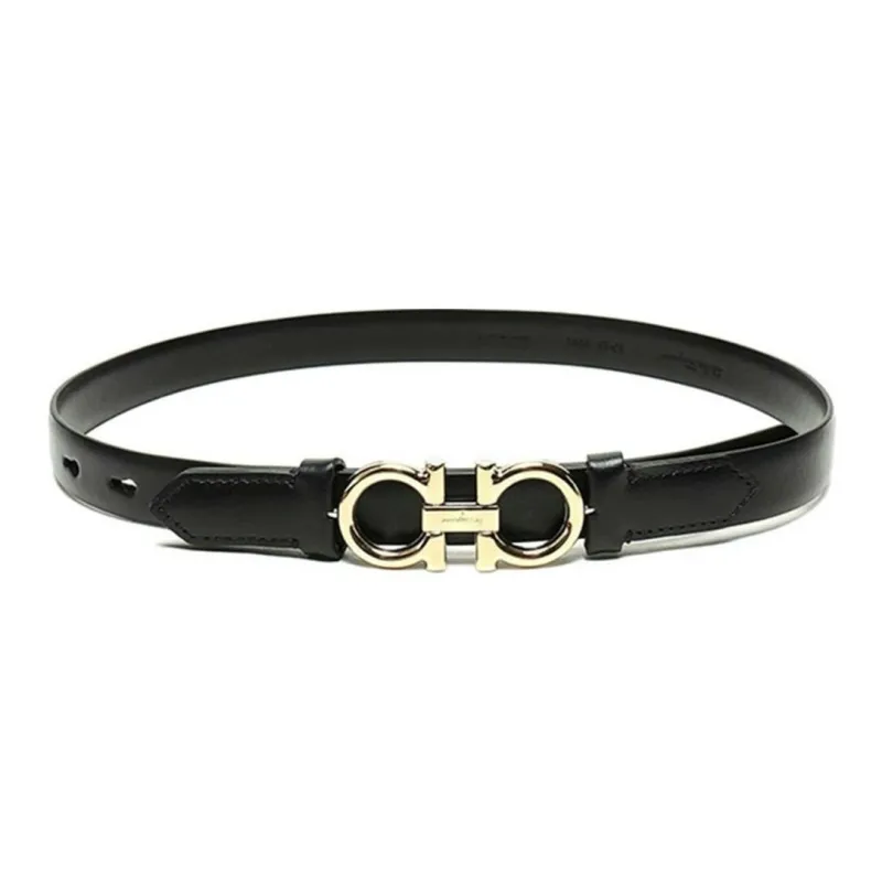 Ferragamo Gancini buckle Leather Belt-0