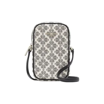 Kate Spade PVC Shoulder Bag, Crossbody Bag Women's Black