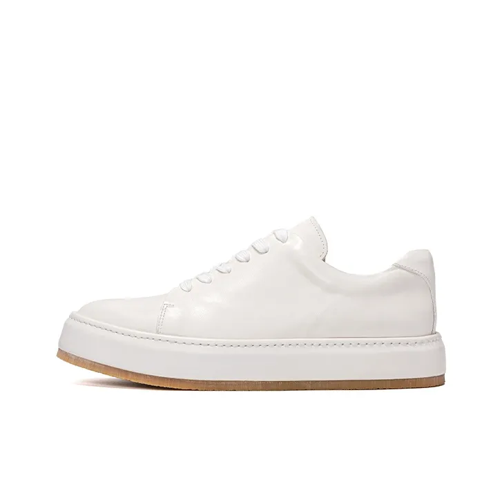 Viplander Low Top Skateboard Shoes Men's Distressed White-0