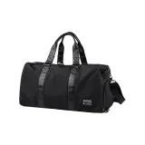 Black Upgraded Travel Style (Metal Buckle, Wet/Dry Separation, Individual Shoe Compartment)