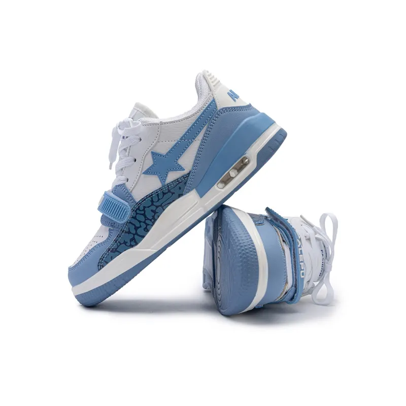 WELKIN&WZWJ Stars Collection White Sneakers Slip-Resistant Height Increasing Low-Top Skateboard Shoes Unisex-56
