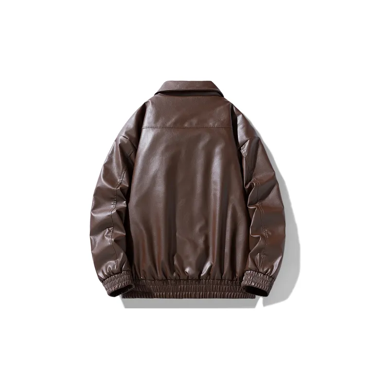 BOBBY ABLEY Leather Jacket Unisex-33