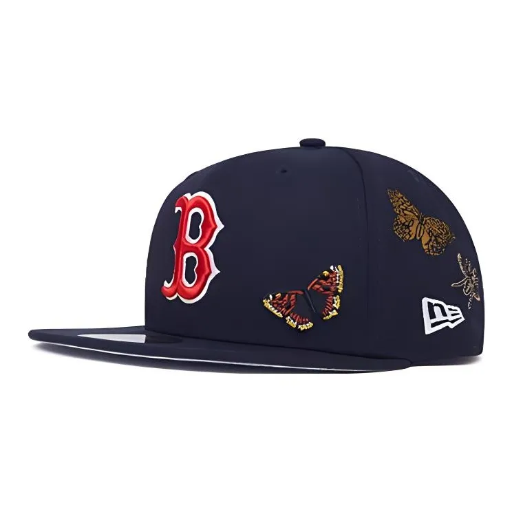 New Era Polyester Baseball Caps Unisex Navy Blue-0