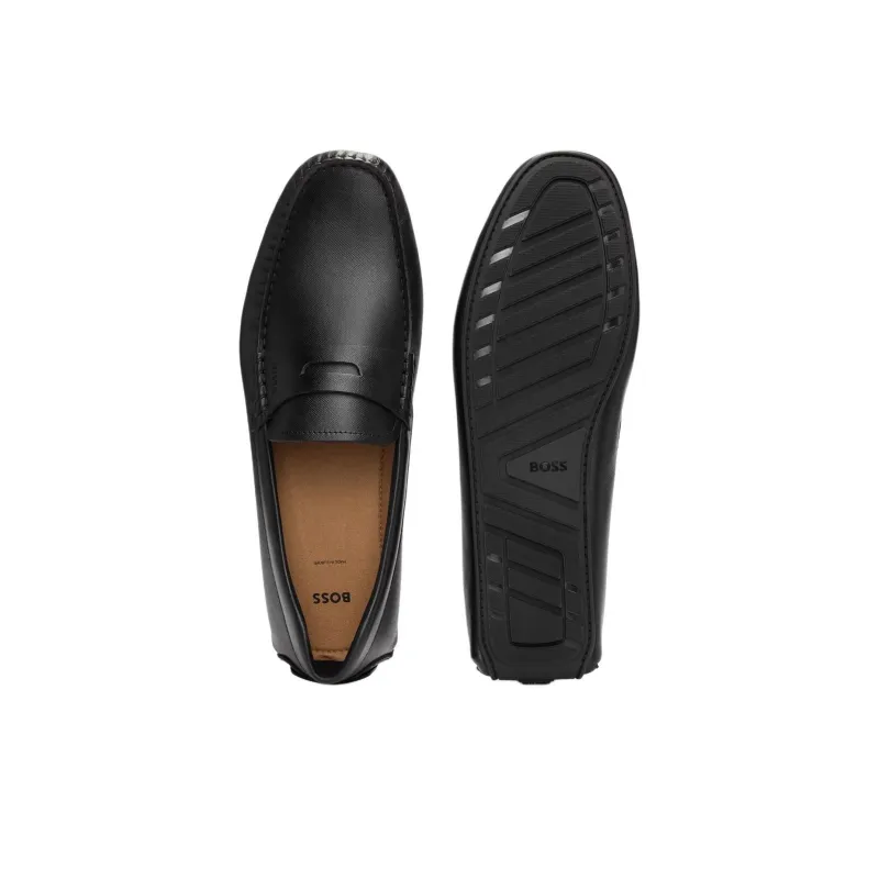 HUGO BOSS Loafers Men Black-3