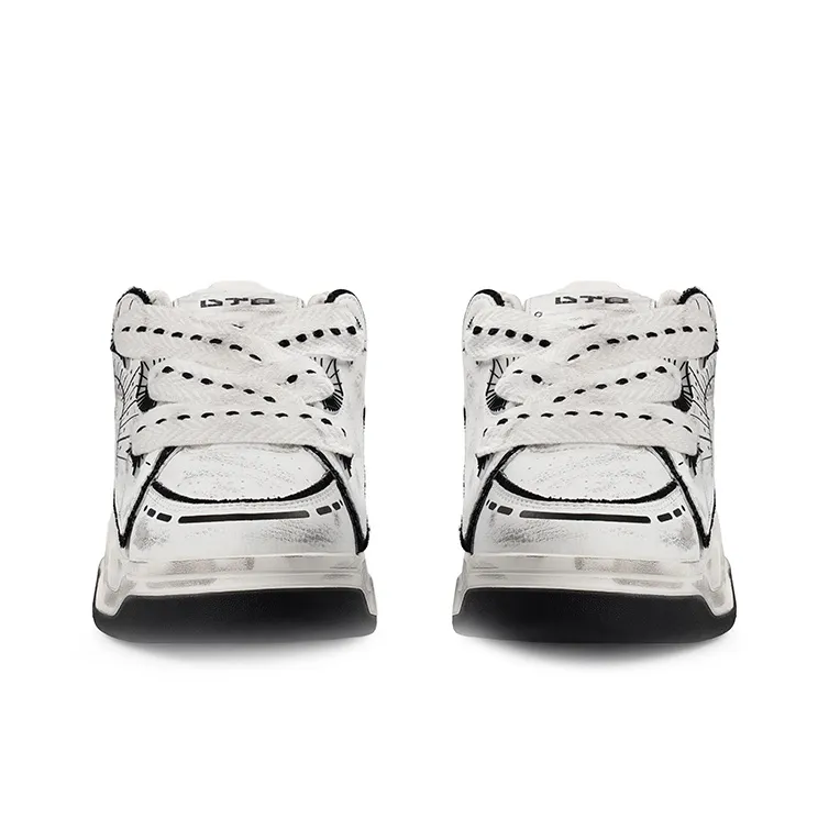 JUZI Wear-Resistant Low-Top Skateboard Shoes Women's-28