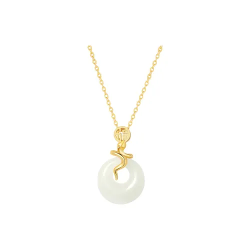 220 True Cause 284 Gifts Hetian Jade Necklaces Jasper Unisex White Jade Women's