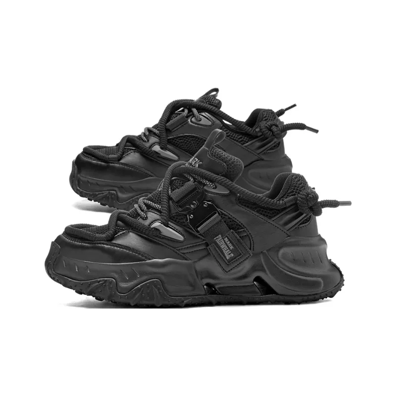 FAIRWHALE Slip Resistant, Abrasion Resistant, Lightweight Low Top Chunky Sneakers Unisex-8