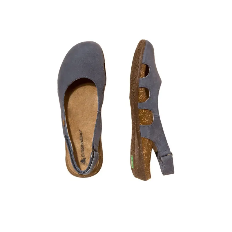 El Naturalista Wakataua Casual Single Shoes 2cm Women's Blue-2
