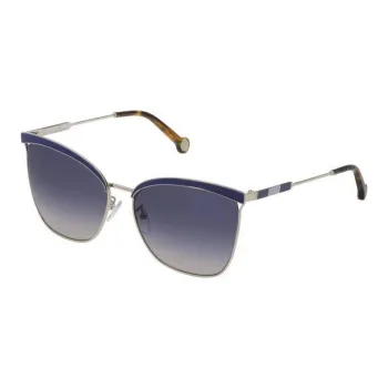 CarolinaHerrera Metal Cat Eye Sunglasses Women's Silver