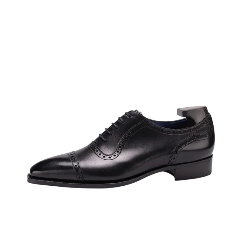 GAZIANO GIRLING St.James II Dress Shoes Men's Black/Brown-0