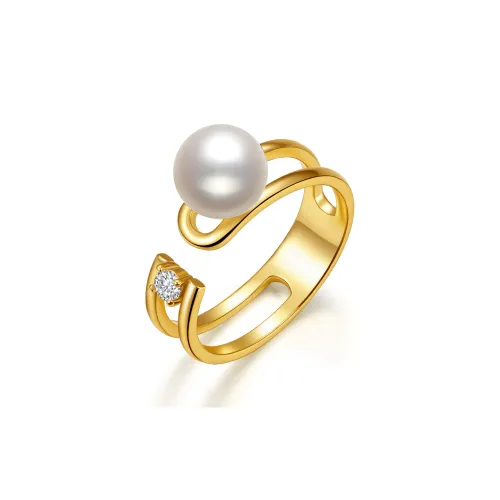 PEARL QUEEN Freshwater Pearl Rings Unisex