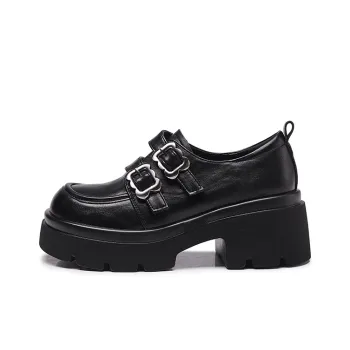 Bull charm Loafers Women's Black/Brown