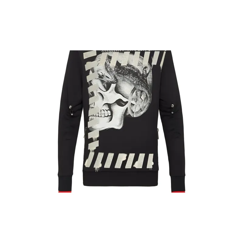 PHILIPP PLEIN Sweatshirts Men Black-5