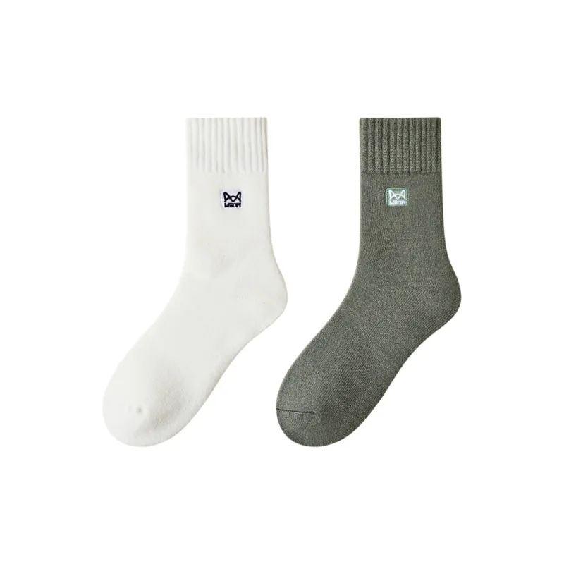 MIIOW Mid Calf Socks Unisex Combo Set-5