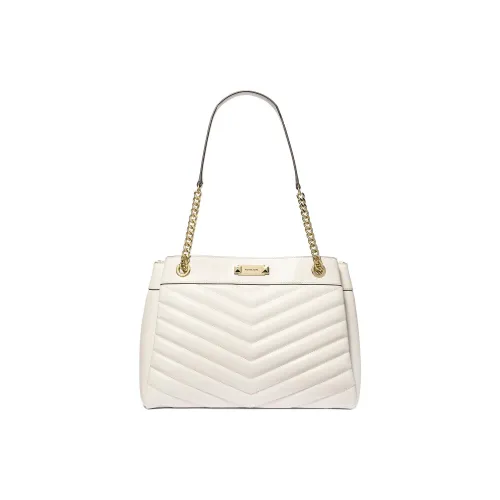 MICHAEL KORS Whitney Polyurethane One Shoulder Handbags Medium Size Women's Cream White