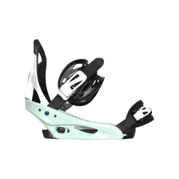 BURTON SMALLS RE FLEX Single Snowboard Ski Bindings Kids' Mint White