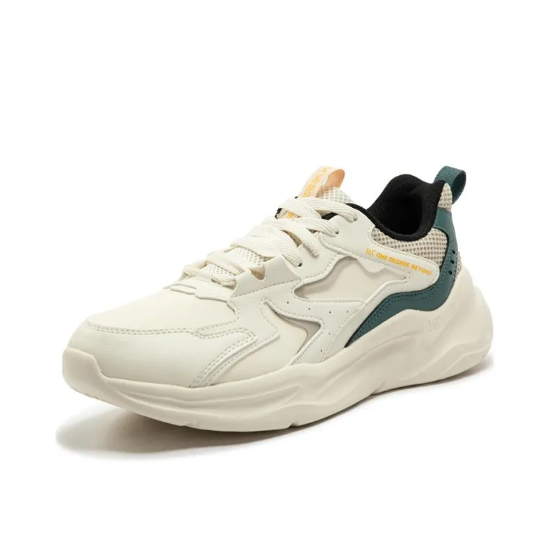 361° Life Collection Anti Slip Wear Resistant Low Top Casual Shoes Men's Beige Green-1