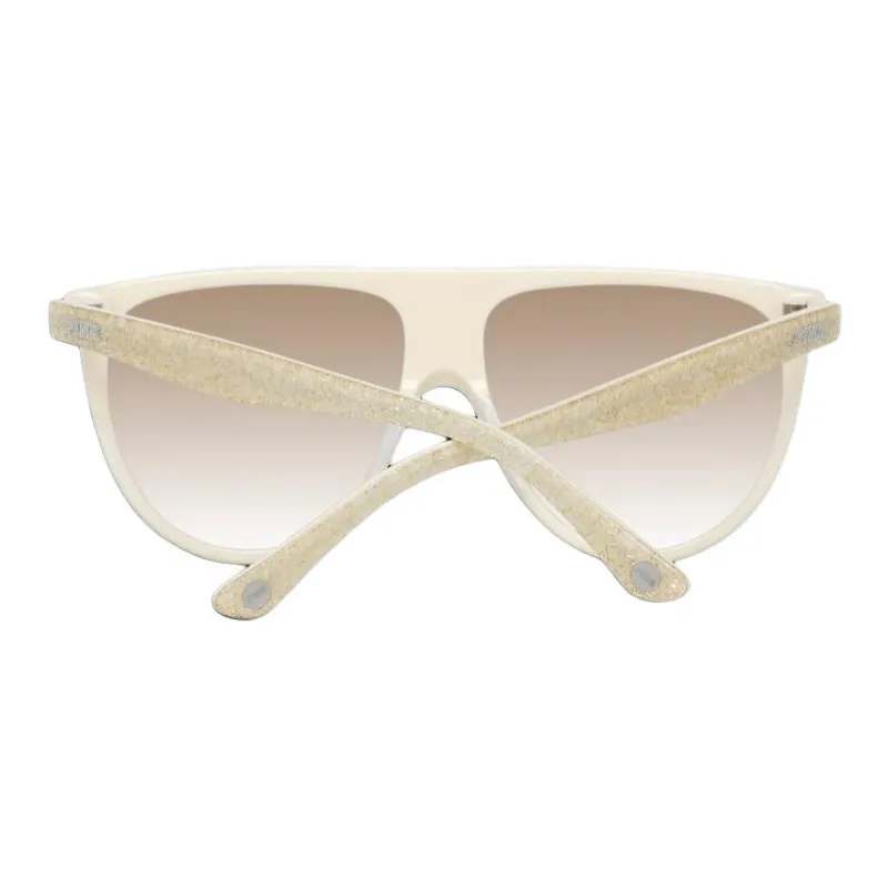 Victoria's Secret Plastic Oval Sunglasses Women's Gold-1