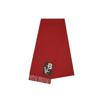 Bottega Veneta Wool Knit Scarves Women's Red