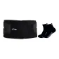 Black+KTZ Black Sports Socks 2 Pack