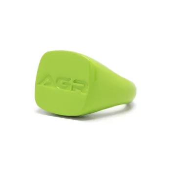 AGR Sterling Silver Rings Women's Green
