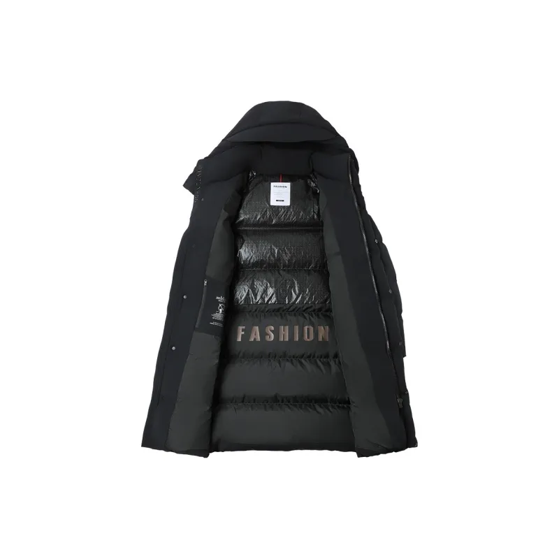 SNOW FLYING Down Jacket Unisex Black-2