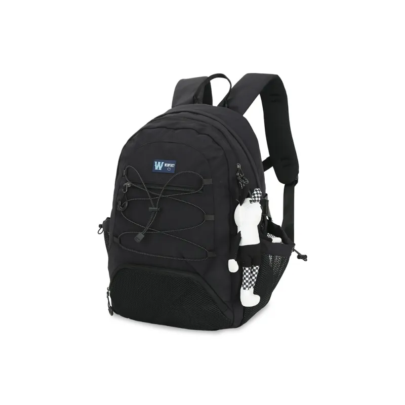 Wenpercy Nylon Backpack Travel Bag Students Backpack Regular Unisex Purple/Black/White-3