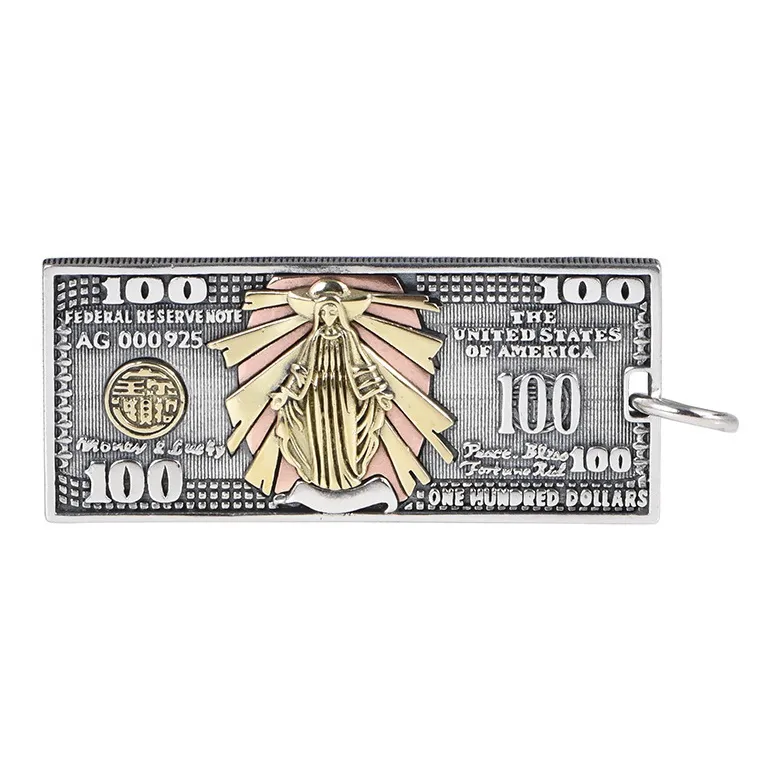 JINLUWANG S925 Silver Pendants Unisex-0