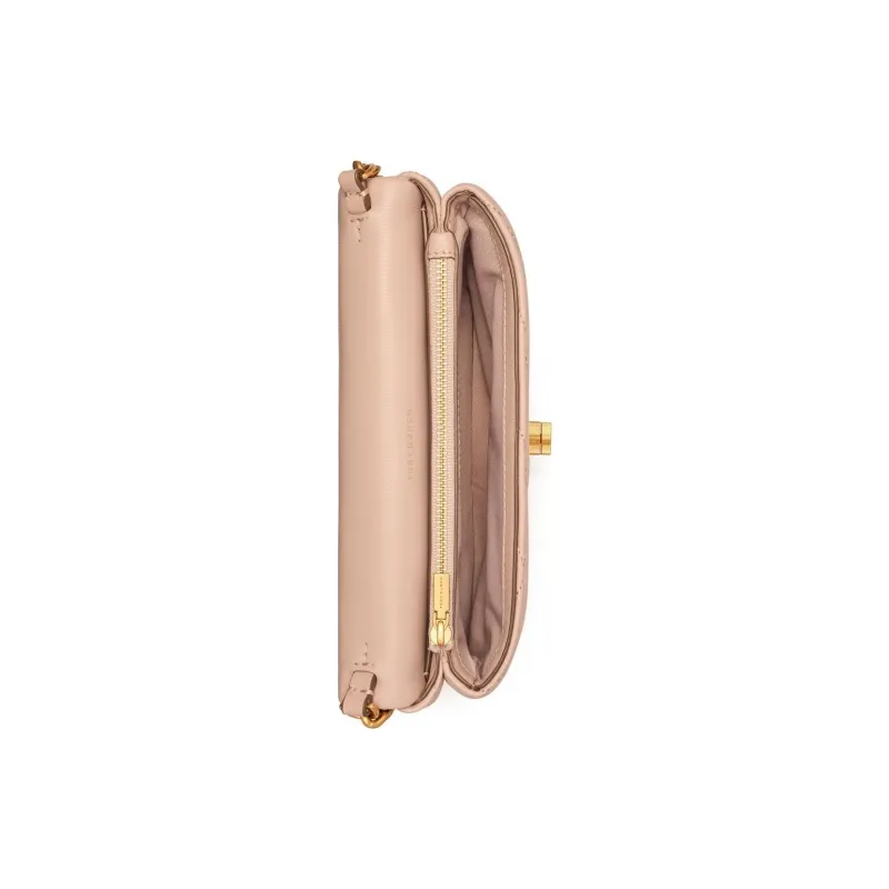 TORY BURCH Kira Sheepskin Shoulder Bag, Crossbody Bag Mini Women's Pink-2
