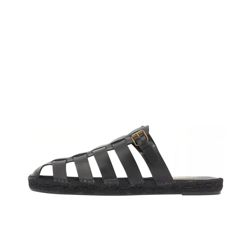 Castaner x ANCIENT GREEK SANDALS Closed Toe Slippers 2cm Men's Black-0
