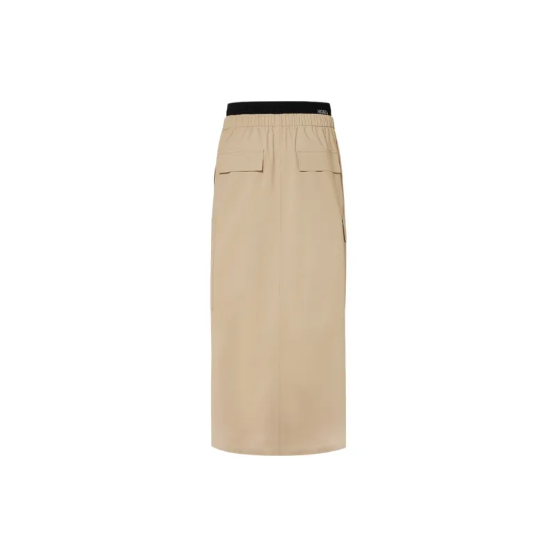 MOCO Casual Long Skirts Women's Parisian Apricot-1