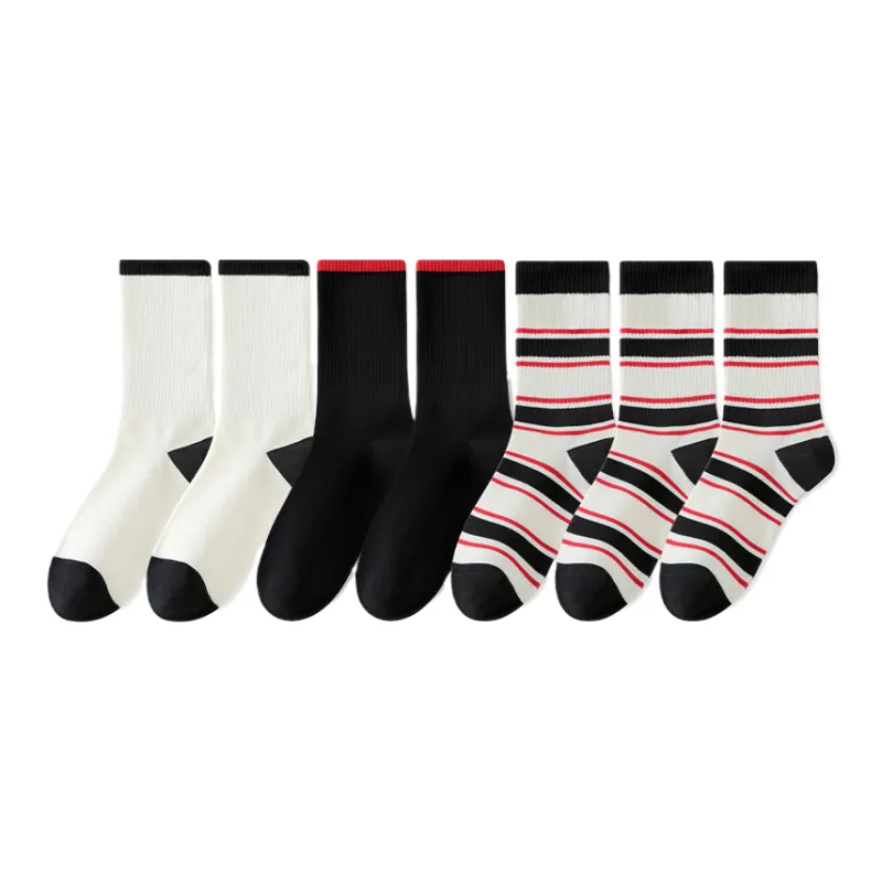 Lan Miao Mid Calf Socks Women's 7 Pack-3