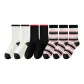 2 White+2 Black+3 Stripes