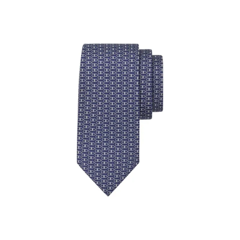 Ferragamo Gancini Printed Tie-0