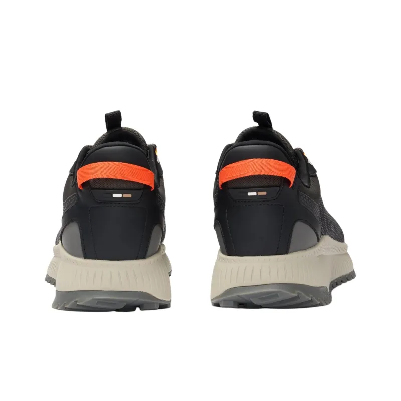 HUGO BOSS Low Top Running Shoes Men's Dark Gray-3