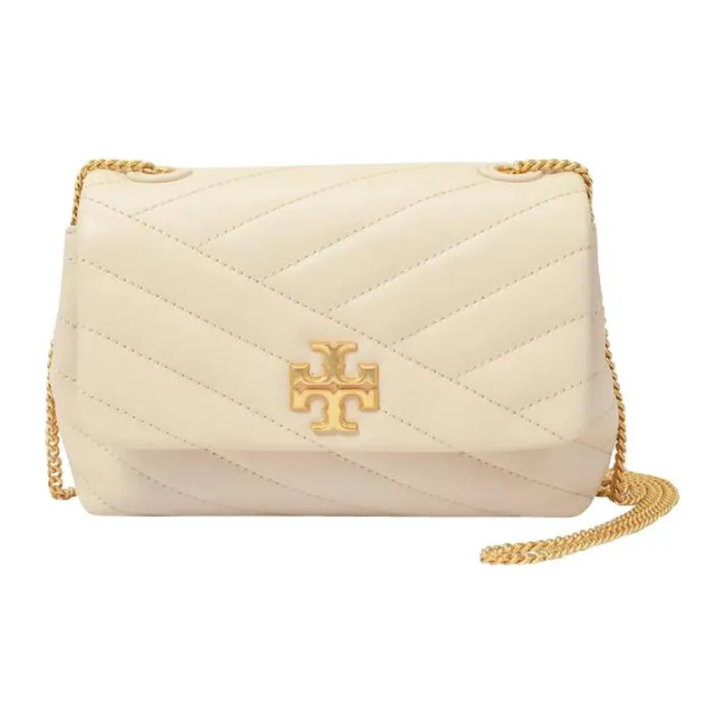 TORY BURCH Kira Leather Shoulder Bag Crossbody Bag Mini Women's White-0