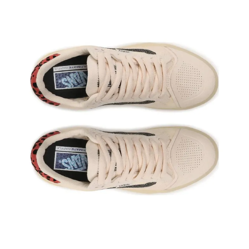 Vans Evdnt Anti Slip Wear Resistant Low Top Skateboard Shoes Women's Beige-3