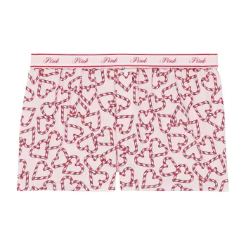 Victoria's Secret PINK Flannel Boxy Pajama Shorts / PTWRCCH Pajama Pants Women's Pink
