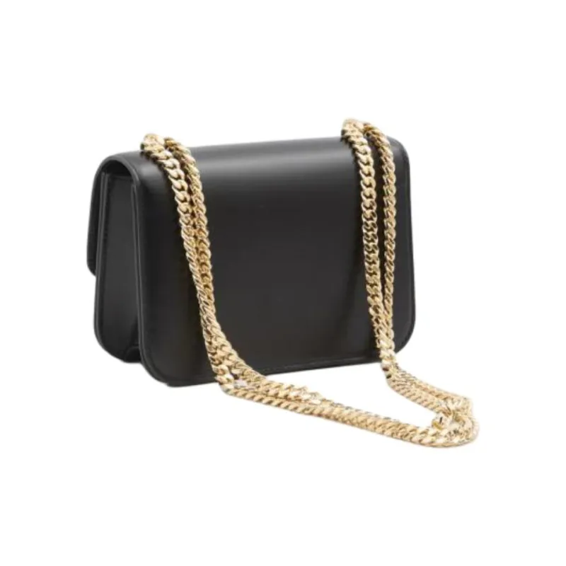 TORY BURCH Eleanor Small Leather Shoulder Bag Women's Black-3