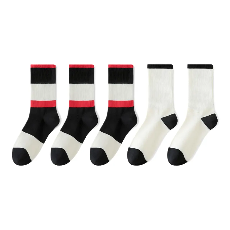 Lan Miao Mid Calf Socks Women's 5 Pack-5