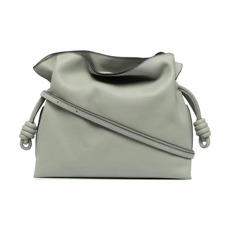 LOEWE Flamenco Clutch In Nappa Calfskin Ash Grey-0