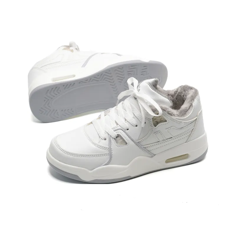7 SEVFUN Thermal Abrasion Resistant Low Top Skateboard Shoes Unisex White Wine Color-26