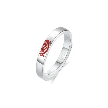 RboySe S999 Fine Silver Rings Unisex