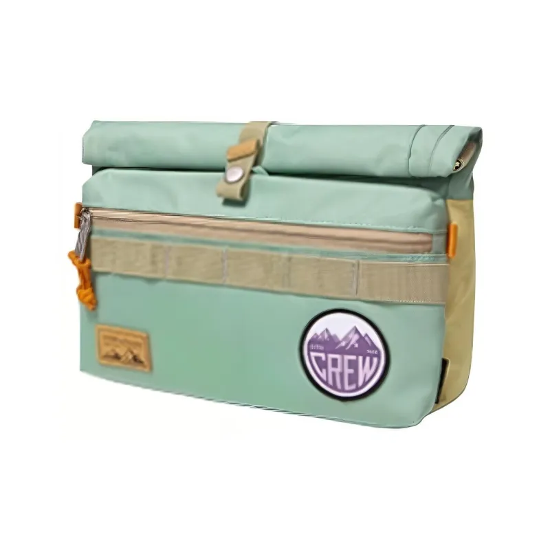 Subcrew Polyester Crossbody Bag Shoulder Bag Small Size Unisex Gray Pea Green-2