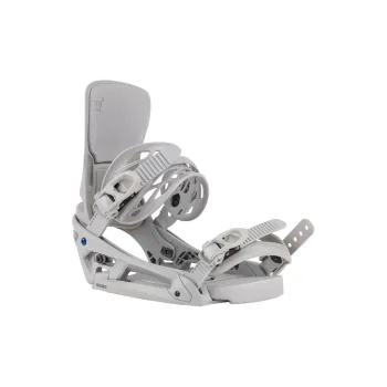 BURTON Cartel X RE FLEX Single Snowboard Ski Bindings Men's Light Gray