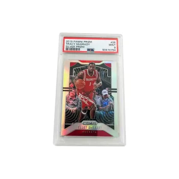 PANINI 19 20 Rockets, McGrady Prizm Silver Refractor PSA9, Player Card, Card Access Pass Graded Cards 1 Pc