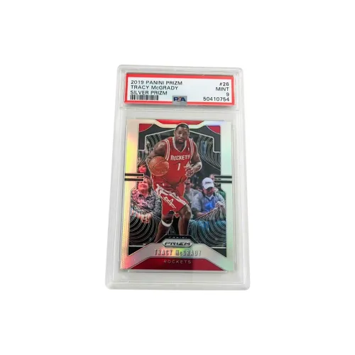 PANINI 19 20 Rockets, McGrady Prizm Silver Refractor PSA9, Player Card, Card Access Pass Graded Cards 1 Pc