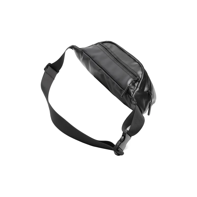 KONADCT Nylon Fabric Crossbody Fanny Pack, Sling Bag Regular Unisex Black/White/Khaki-27