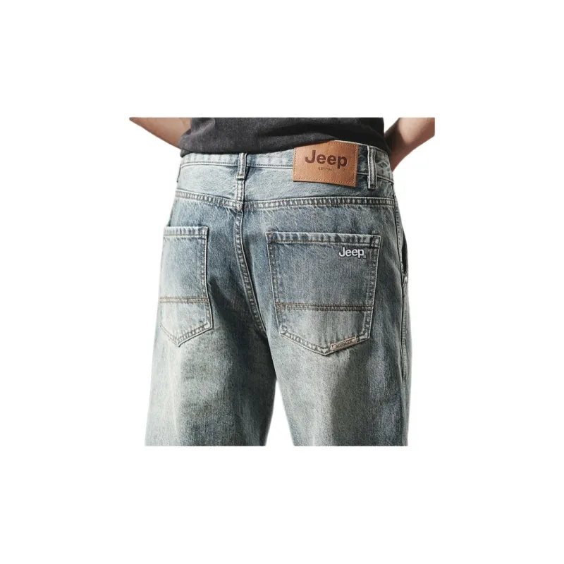 Jeep Jeans Men Peacock Blue-1
