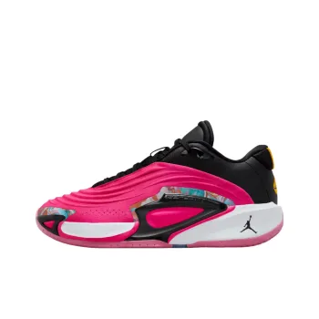 Jordan Luka 3 Anti Slip Wear Resistant Low Top Basketball Shoes Unisex Pink Black